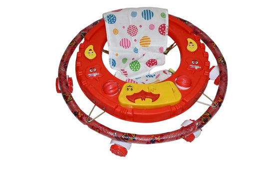 Nonie Berzer Single Horn Round Grip Musical Baby Walker for 6-18 Months